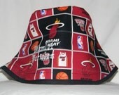 Miami Heat black-brim bucket hat by Hamlet Pericles