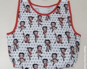 Sexy Betty Boop flannel tank top by Hamlet Pericles