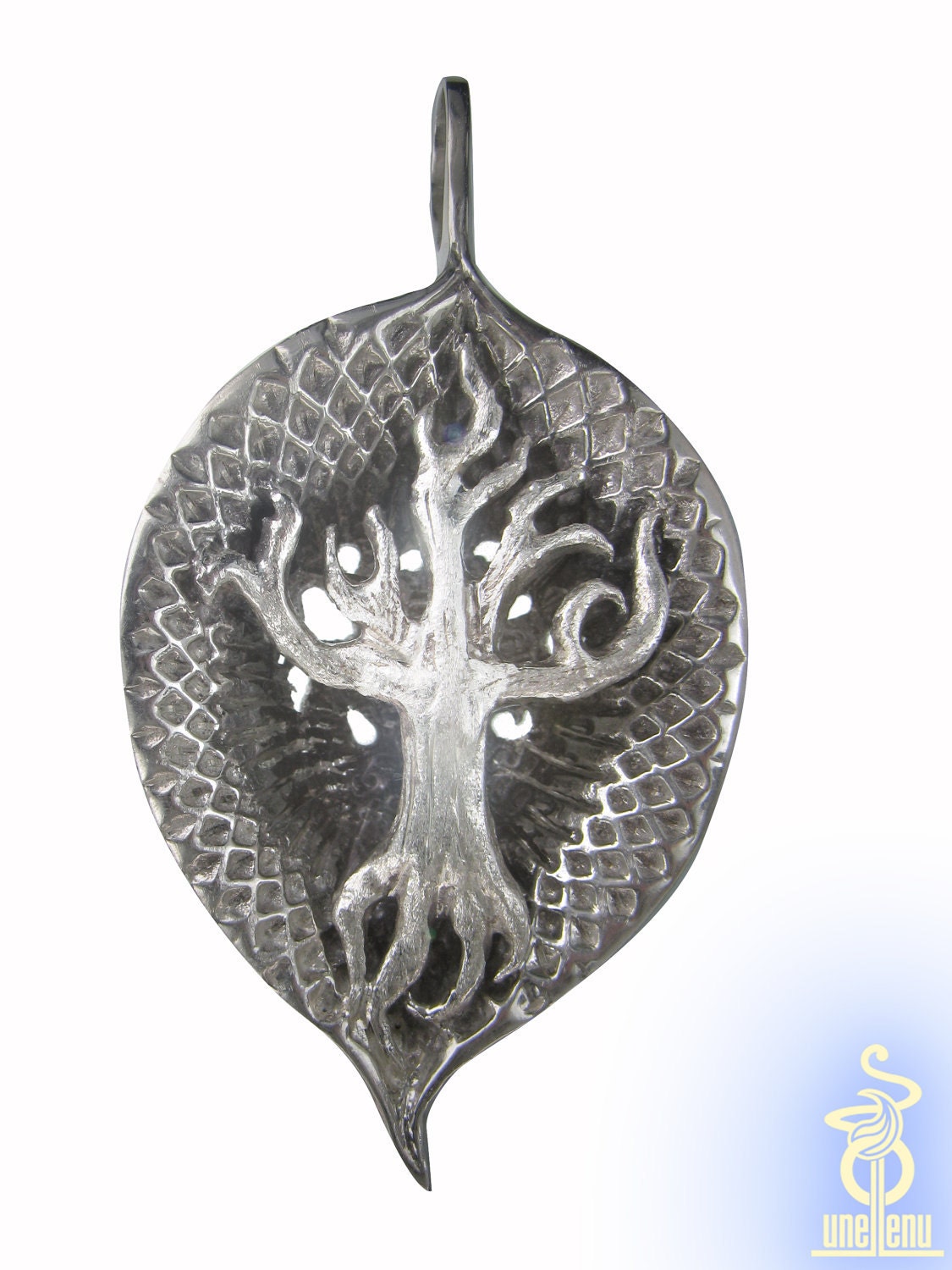 Secret Tree pendant in sterling silver