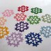 Tea doily and 12 Coasters in tatting - Rainbow - gift for Mom