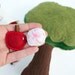 Handmade Montessori Toy - 10 Little apples - Handmade Montessori Magnetic Counting and Sorting Work. Made to order.