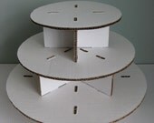 Unfinished Three Tiered Cardboard Cupcake Stand Do It Yourself Il_170x135