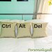 Ctrl - Alt - Del--- Set of 3 decorative pillow cases cushion covers