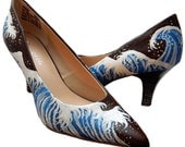 The Wave Painted Shoes for Weddings and Events