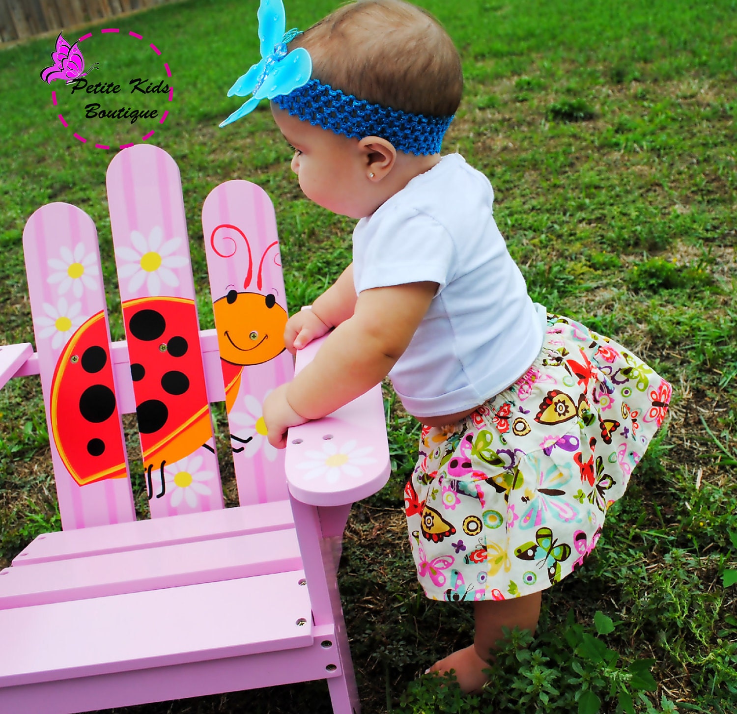 Lola Skirt for baby girl 0-24M- Diaper cover attached-Tiered and bouncy skirt-comfortable and convenient to wear-Easy sew PDF pattern