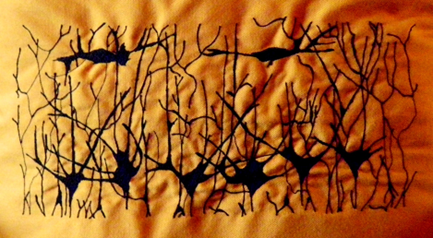 Neuron Cushion Cover.  21" x 21". Large Cushion Cover.