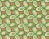 SALE Fabric for quilt or craft Heather Bailey Freshcut 2011 Jellybean in Green Free Spirit Fabrics Half yard
