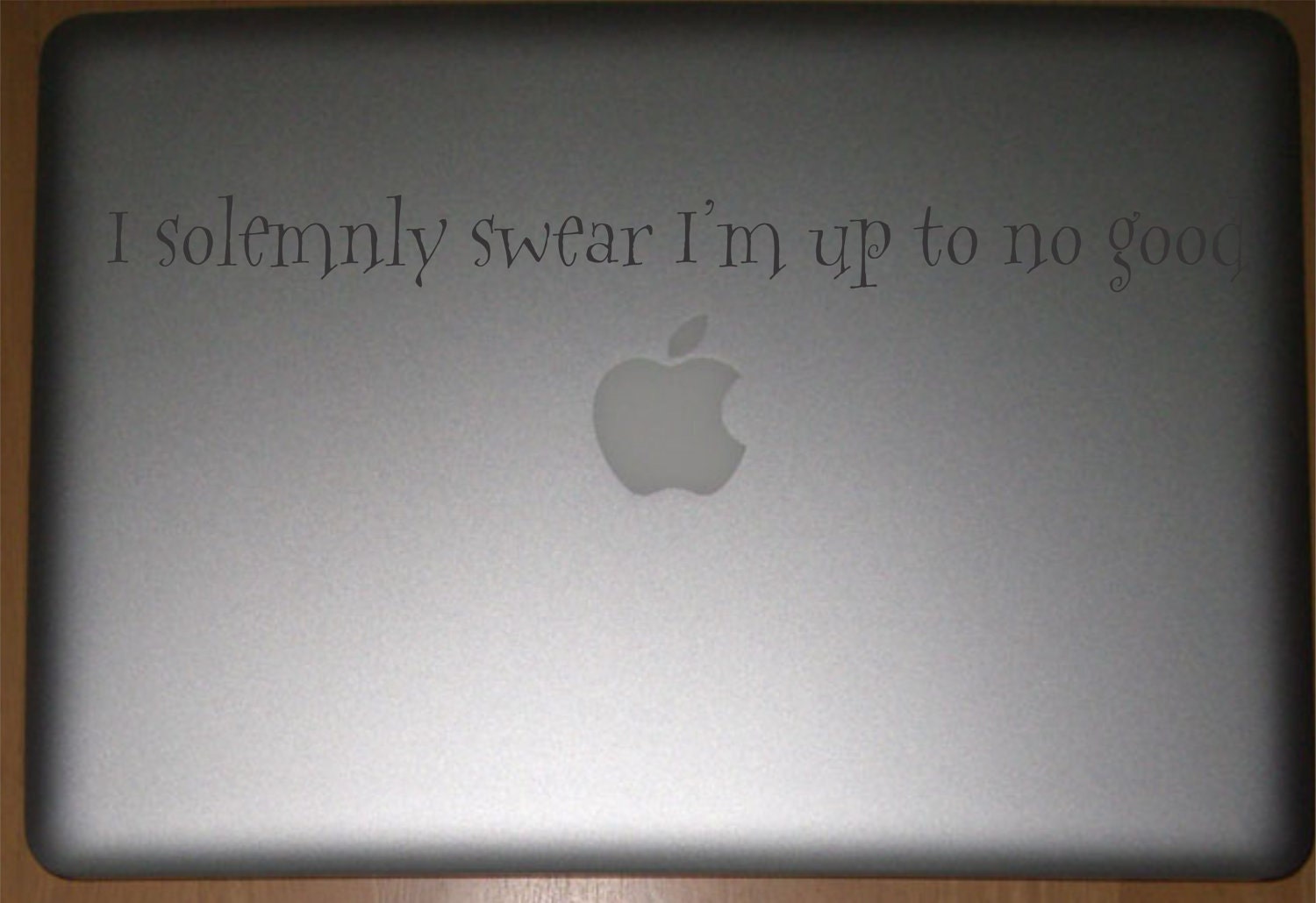 I solemnly swear I'm up to no good Macbook Pro 13" Vinyl Decal  FREE SHIPPING