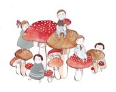 Mushroom afternoon 8.5x11