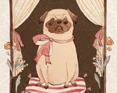 Pug Puppy 8.5x11