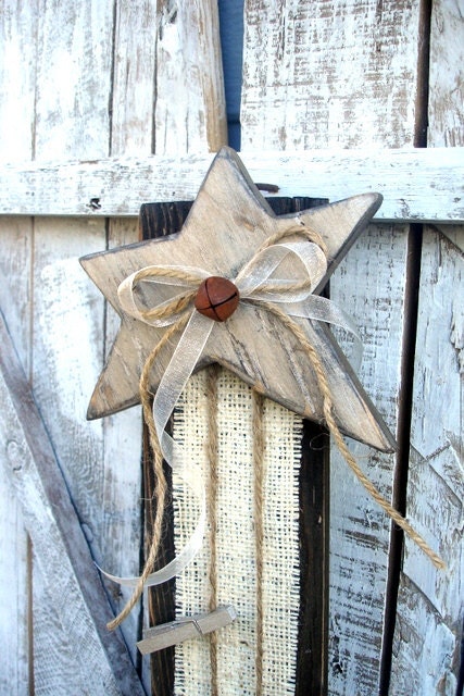 Custom Order for mleibel - Rustic Christmas Card Holder