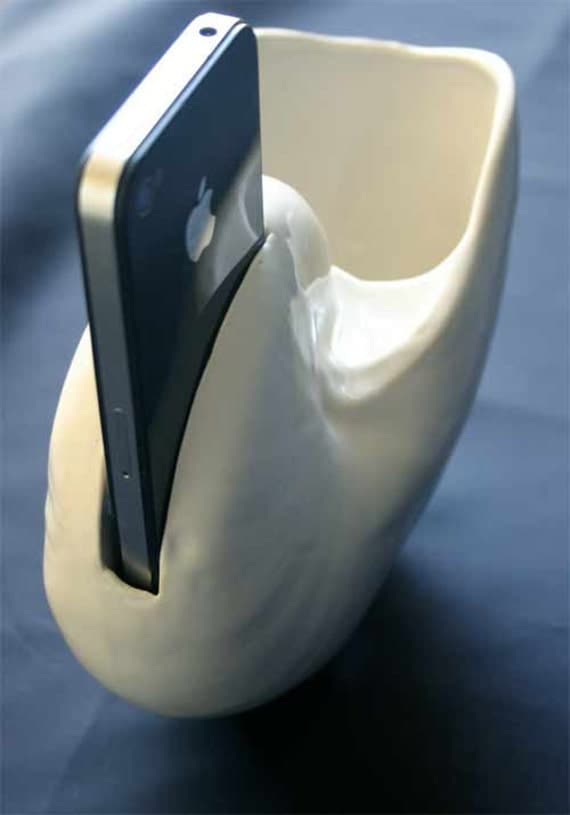 Shell Tunes Nautilus Shell Natural Acoustic Amplifier (for iPhone4 and 4s)
