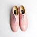 pastel pink oxford brogue shoes - FREE WORLDWIDE SHIPPING