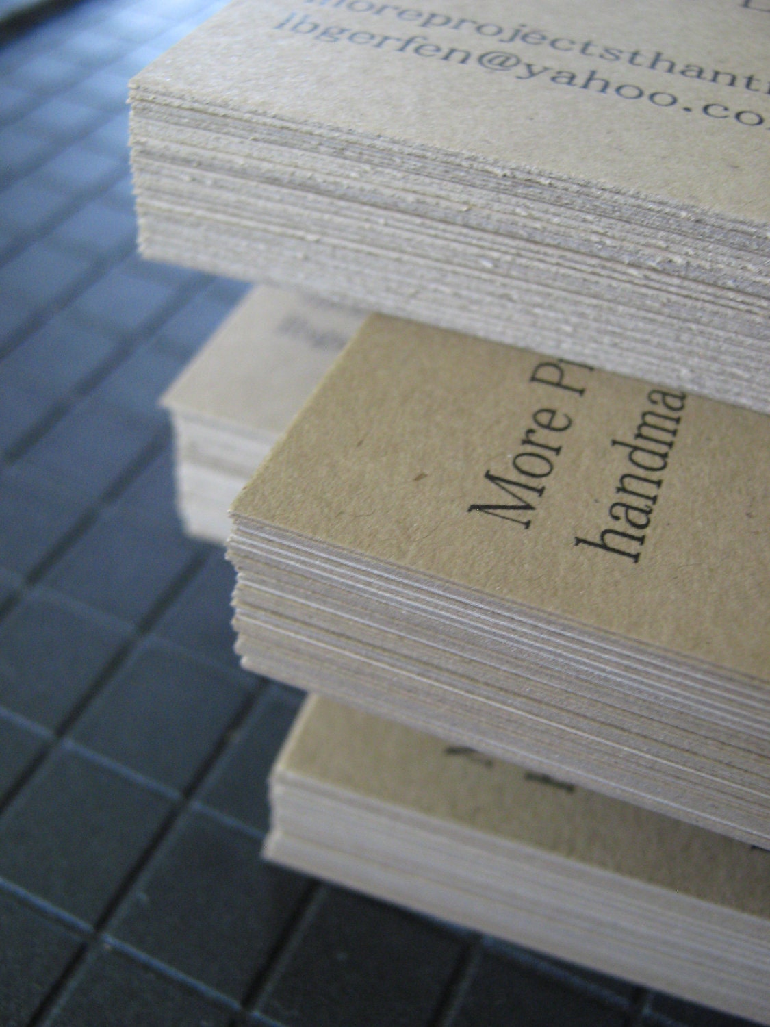 Custom Kraft Brown Business or Calling Cards - Set of 200 Il_170x135