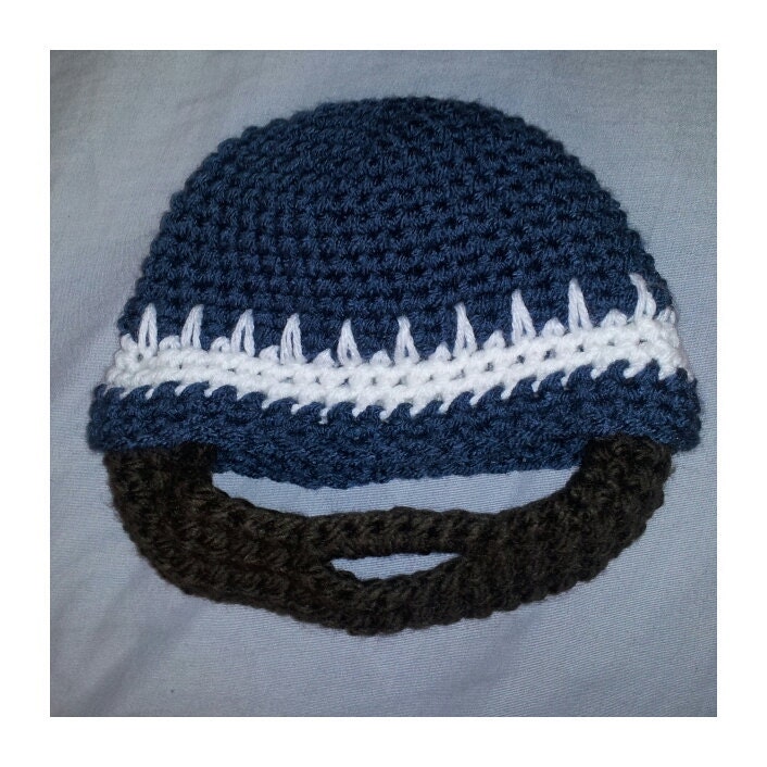 Bearded Beanie PDF Crochet Instant Download Pattern (-All Sizes Included-)