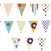 Printable ROBOT Birthday Banner - 15 Pennants - Customizable DIY jpeg pdf