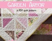 PDF quilt pattern // garden arbor