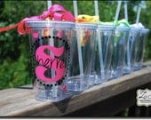 set of 5 Personalized 16 oz Acrylic Tumbler with Lid & Straw- You Design it, We Create It.