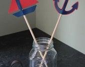 Nautical Centerpieces, 8 Pcs, Sailboat and Anchors Il_170x135