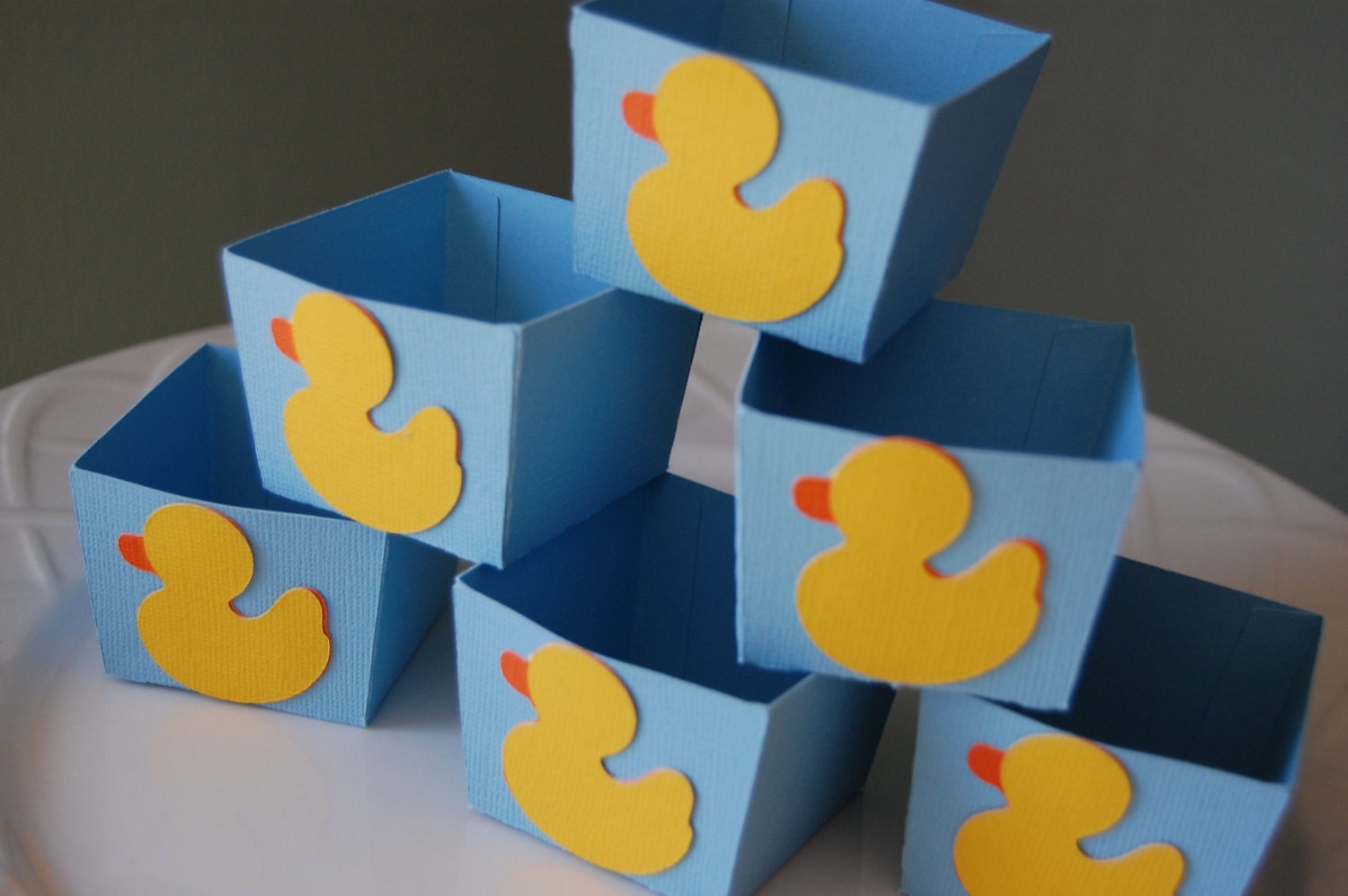 Duck Candy Cups, Nut Cups, Duck Baby Shower, Duck Boy Baby Shower, Duck Birthday, Rubber Duck, Duck Shower, Light Blue, 12 Pcs Il_570xn