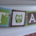 Owl It's A Boy Banner, Owl Baby Shower Banner, Owl Theme, Owl Banner