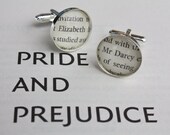 Pride and Prejudice 'Elizabeth' & 'Mr Darcy' Cufflinks