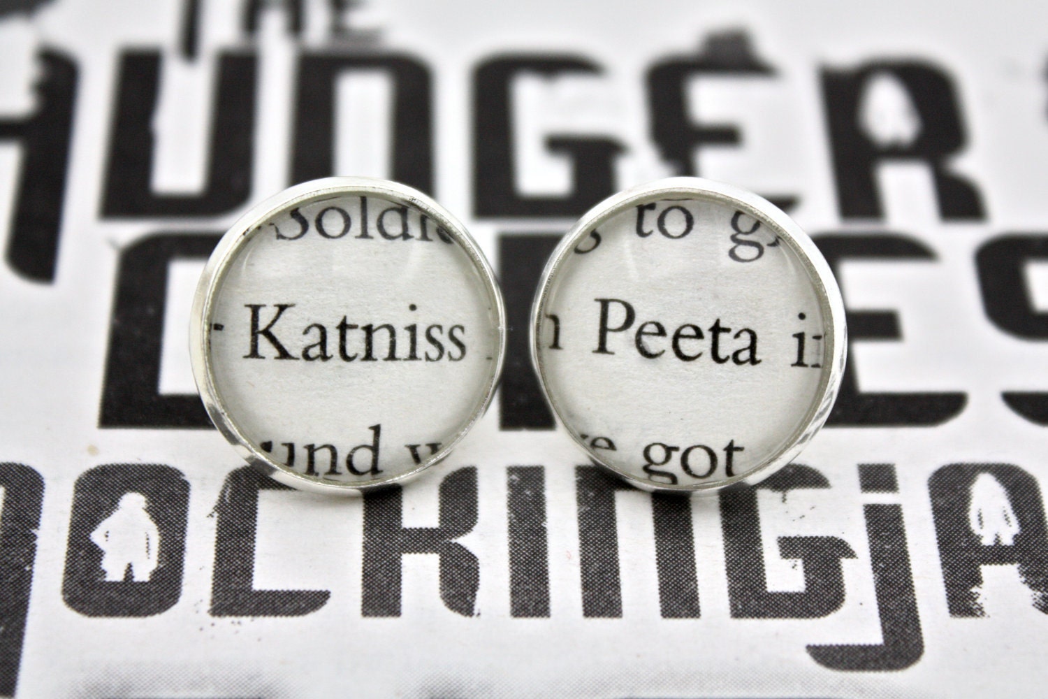 Hunger Games 'Katniss' & 'Peeta' Post / Stud Earrings