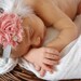 Baby Headband..Baby Girl Headband...Newborn Headband... Shabby chic frayed chiffon flower with feathers on white headband