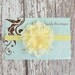 Baby Headband..Baby Girl Headband...Newborn Headband... Gorgeous yellow silk flower headband