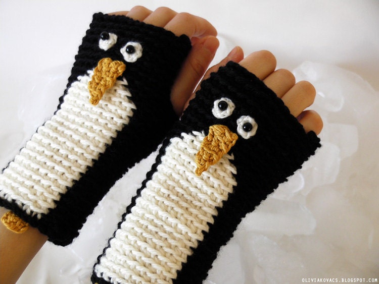 penguin gloves