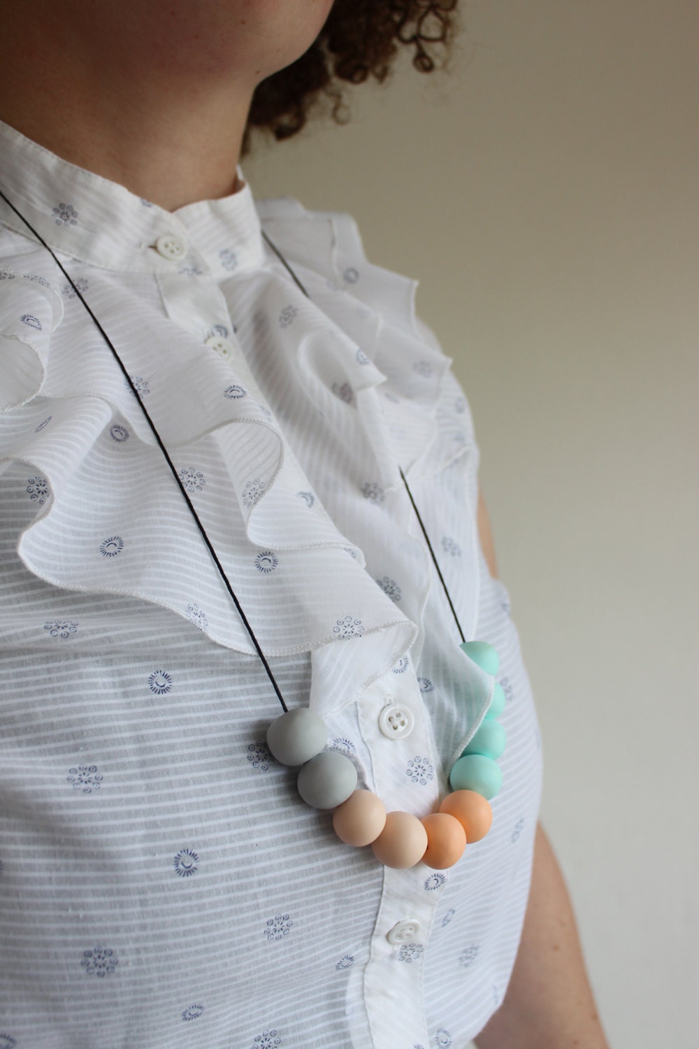 Pastel mint necklace