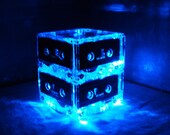 Music Theme Wedding Table Event Centerpiece Blue Cassette Tape Mixtape Lighted Centerpiece 80s Party Centerpiece Il_170x135