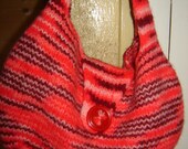 Bag Purse Hand Knit Felted Fulled  Wool