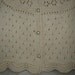 Hand Knit Crochet Baby Sweater Coat and Booties Set Eco Cotton Size 18M