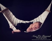 Instant Download Crochet PATTERN - Hammock Nest Newborn Infant Photo Prop PDF 265 - Photography Prop Pattern