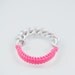Cobra bfrend bracelet- Pink Silver chain friendship bracelet