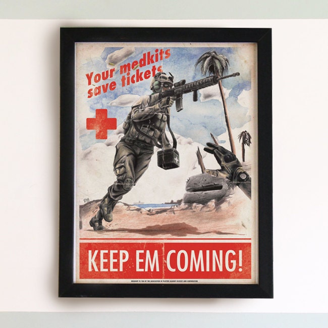 Battlefield Medic Tips Print