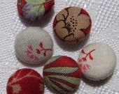 Small Fabric Covered Buttons - Moda Cotton