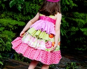 Blair's Bustled Knot Dress PDF Pattern from Mix and Match Line size 18 months to size 6