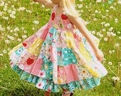 Tiffany's Sweetheart Patchwork Twirl Dress PDF Pattern NEW sizes 6-12 months to size 8