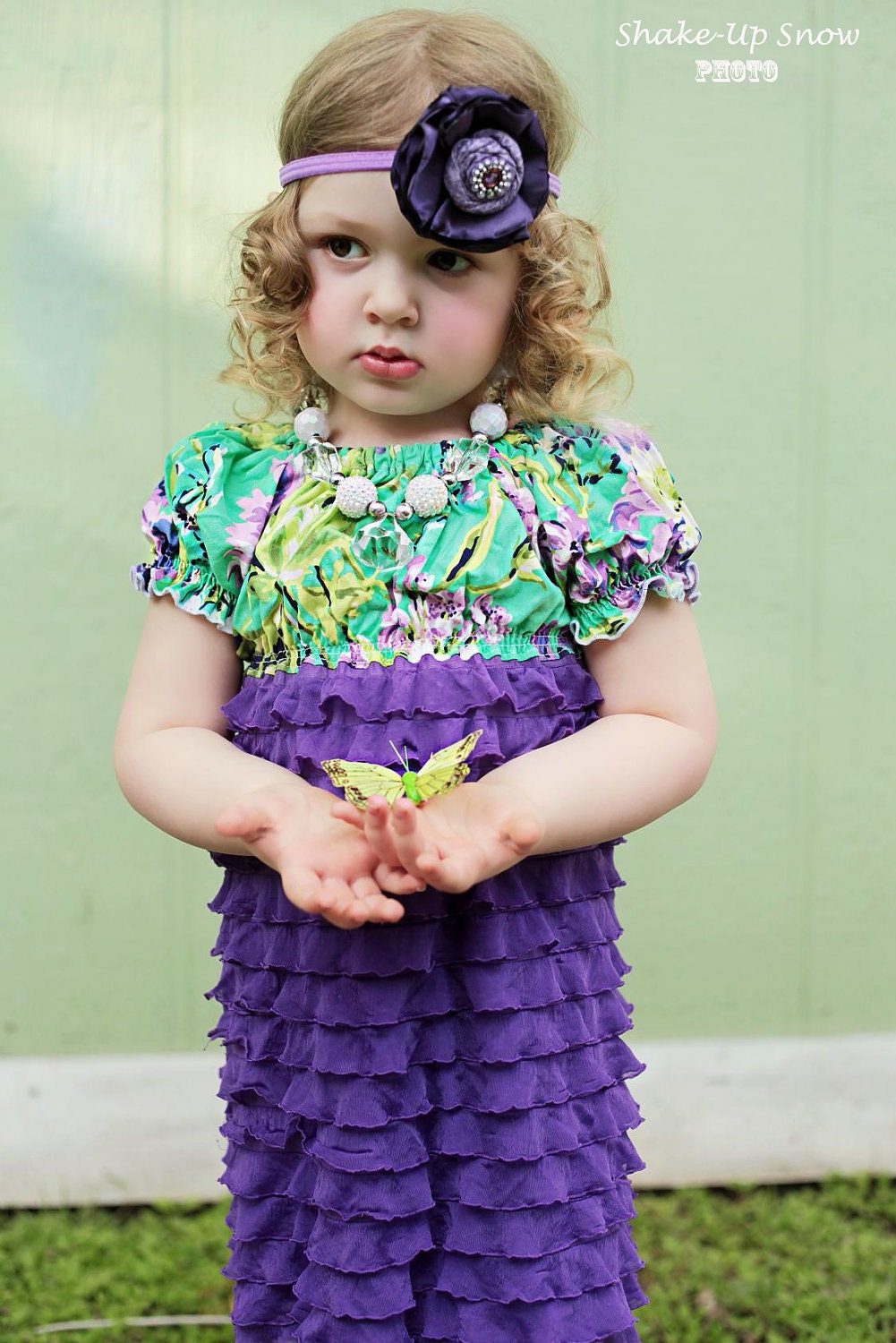 Josie's Ruffle Fabric Peasant Dress and Top PDF Pattern sizes 6-12 months to 8