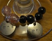 Mr. & Mrs. Wine Charm Set