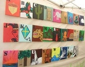 Entire Alphabet, A to Z, Great for a Classroom, Kids Bedroom Hand Painted, Loretta Saladino