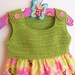Birdie Baby Girl Dress or Overall crochet sewing pattern PDF, Easy, toddler babies 6 9 12 18 months 2 yrs plus reborn INSTANT DOWNLOAD