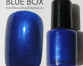 Blue Box Nail Polish 8ml Vegan Non-Toxic - Tardis Blue Nail Polish