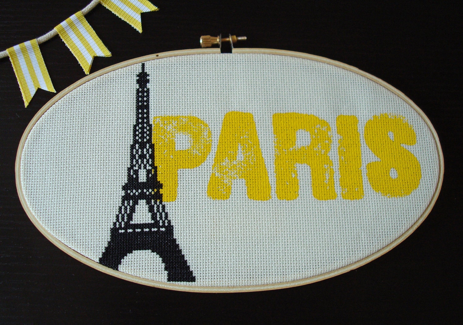 Tribute to Paris - Mixed Media Embroidery