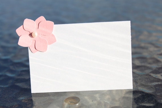 Hydrangea Place Cards- Wedding, Bridal Shower, Baby Shower- Customize in any color