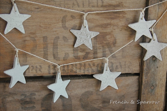 Clay Garland - Petite French Script Stars