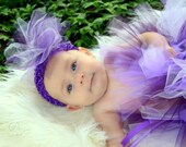 Grape Soda Tutu with Matching Puff Headband