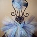 Tampa Bay Rays Inspired Tutu with Matching Tulle Puff Headband